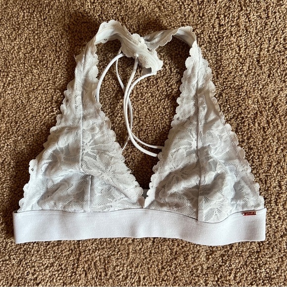PINK Victoria's Secret Other - Victoria’s Secret PINK Lace Bralette Size small light blue